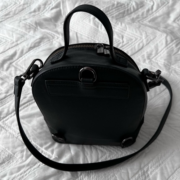 Pixie Mood Cora Backpack Vegan Leather Convertible Black small bag shoulder - Picture 6 of 8